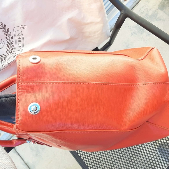 RALPH LAUREN Newbury Double Zip Satchel 5 Pc Set - Picture 13 of 15